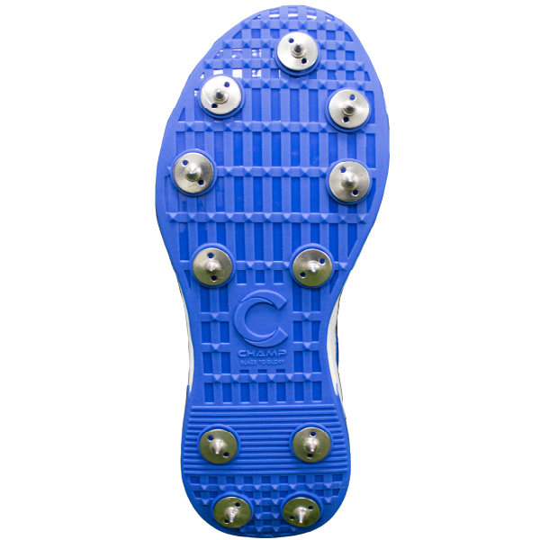 Champ C500 Spikes – White and Blue