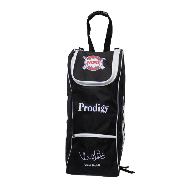 MRF Prodigy Duffle wheelie junior kit bag – Black