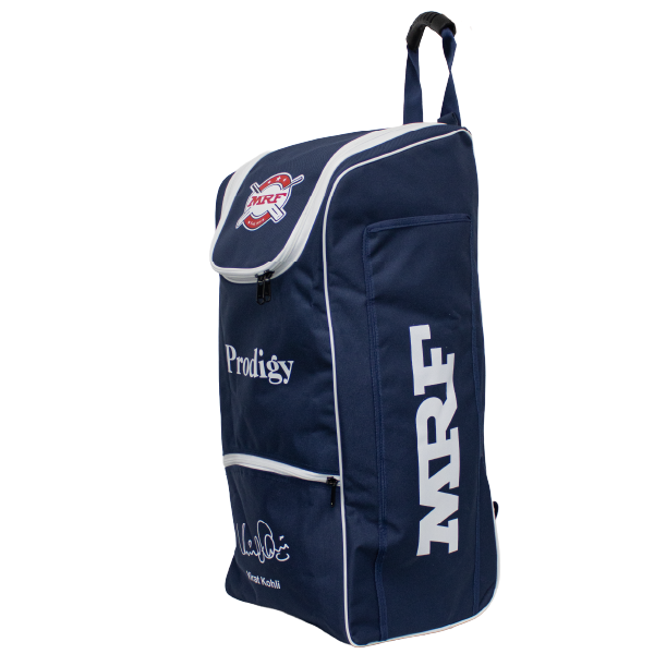 MRF Prodigy Duffle wheelie junior kit bag – Navy