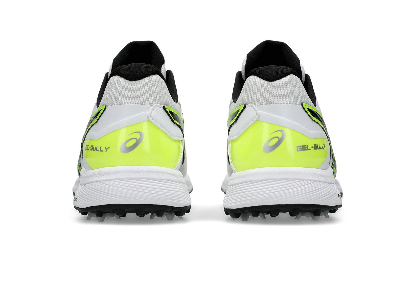 Asics Gel – Gully 7 White Yellow Cricket Spikes