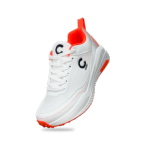 Champ C300 Rubber – Cricket Shoes – White and Orange