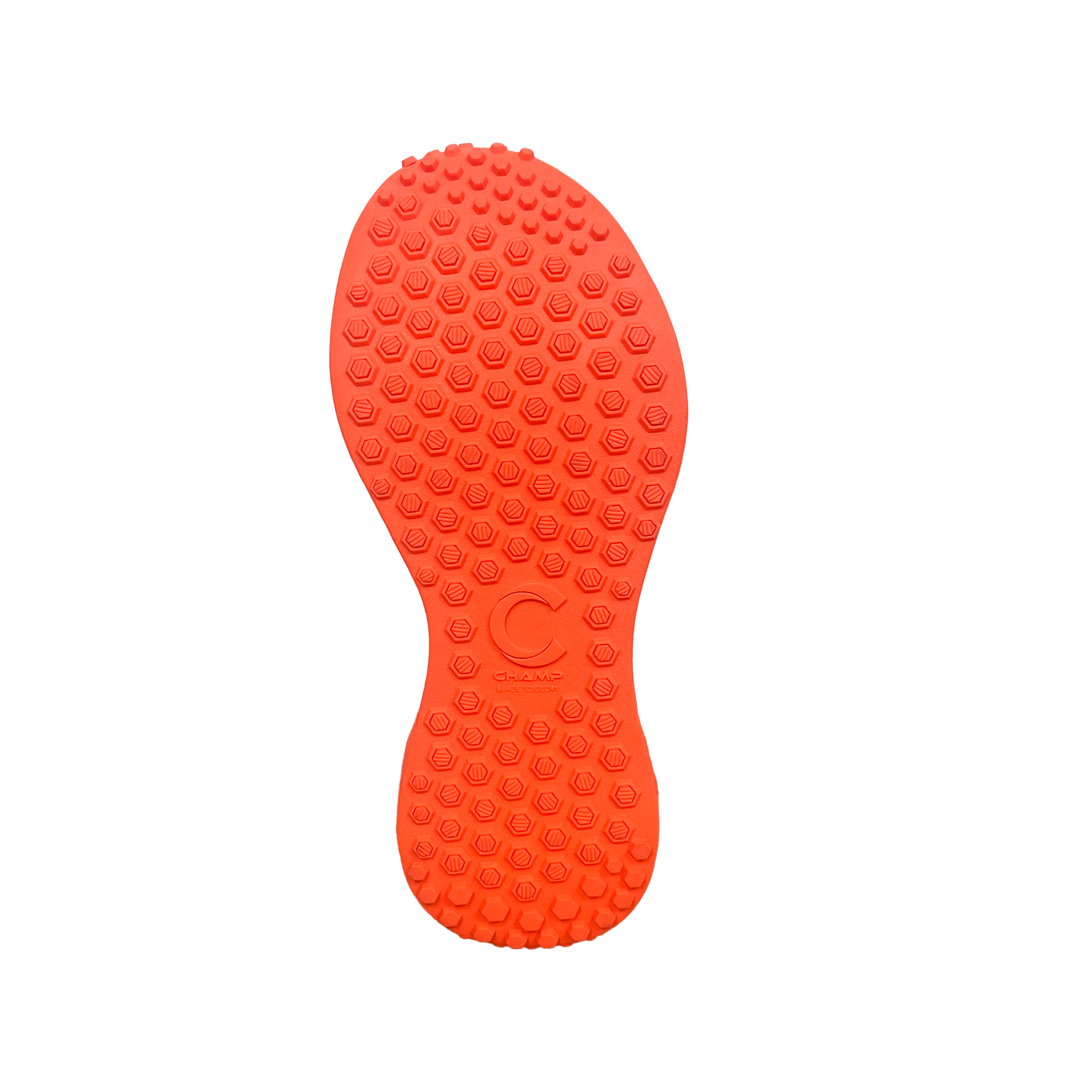 Champ C300 Rubber – Cricket Shoes – White and Orange