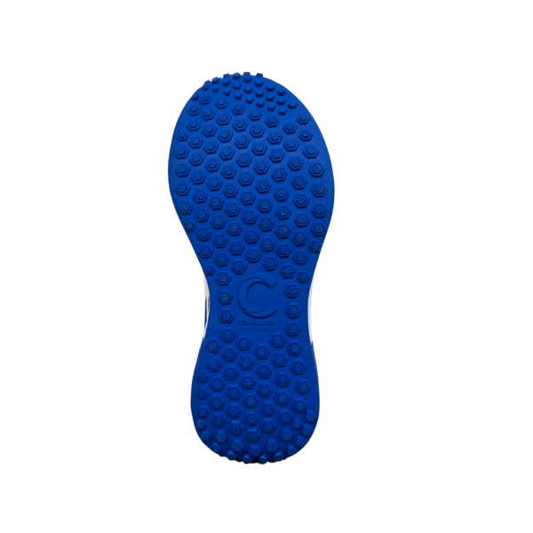 Champ C500 Rubber – Cricket/Hockey Shoes – White and Blue