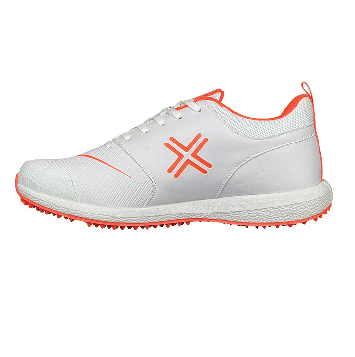 Payntr V Cricket Rubber Shoes – Orange and White