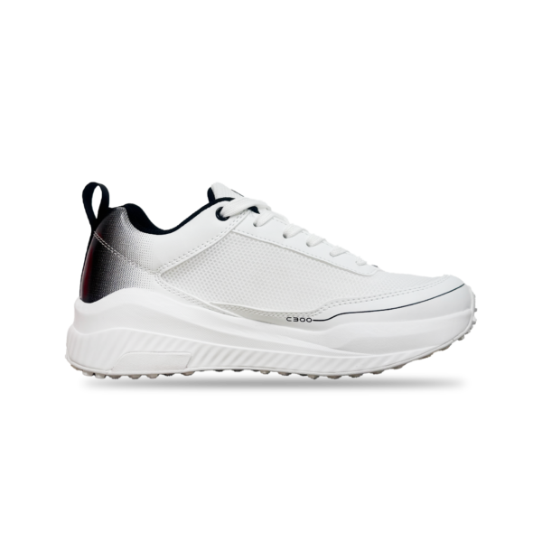 Champ C300 Rubber – Cricket Shoes – White and Black