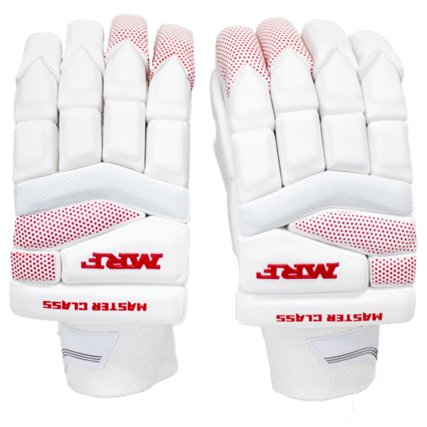 MRF Master Class Batting Gloves – White – Adult RH