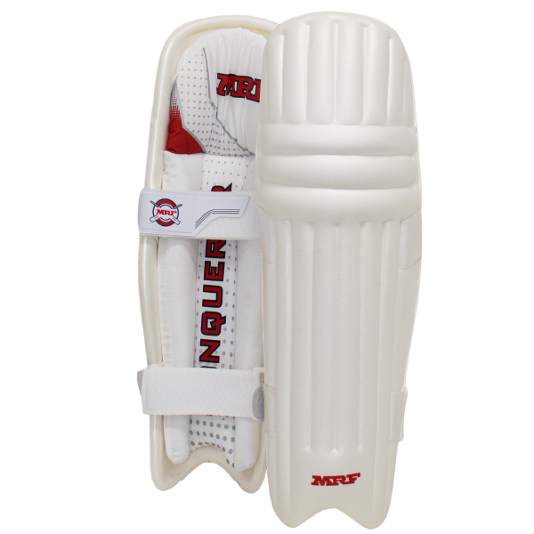 MRF Conqueror Moulded Batting Pads – Small Junior – Junior – Youth Ambidextrous