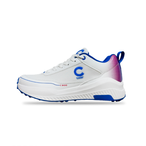 Champ C300 Rubber – Cricket Shoes – White and Blue
