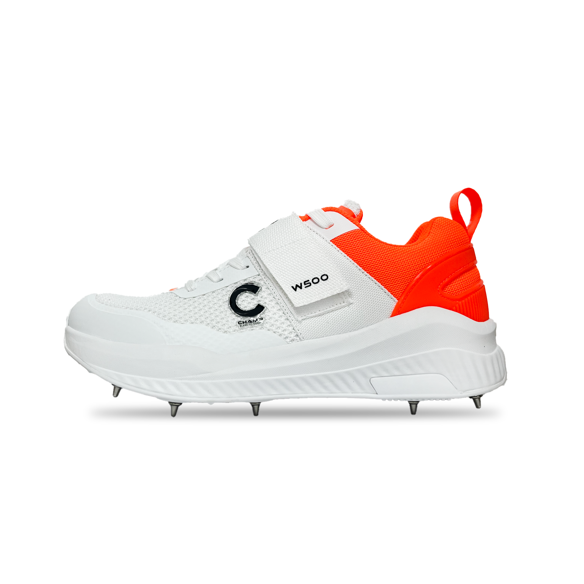 Champ W500 Bowling Spikes – White and Orange
