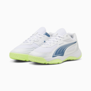 Puma Solarflash JR III Indoor/Court Shoes – White Blue Horizon