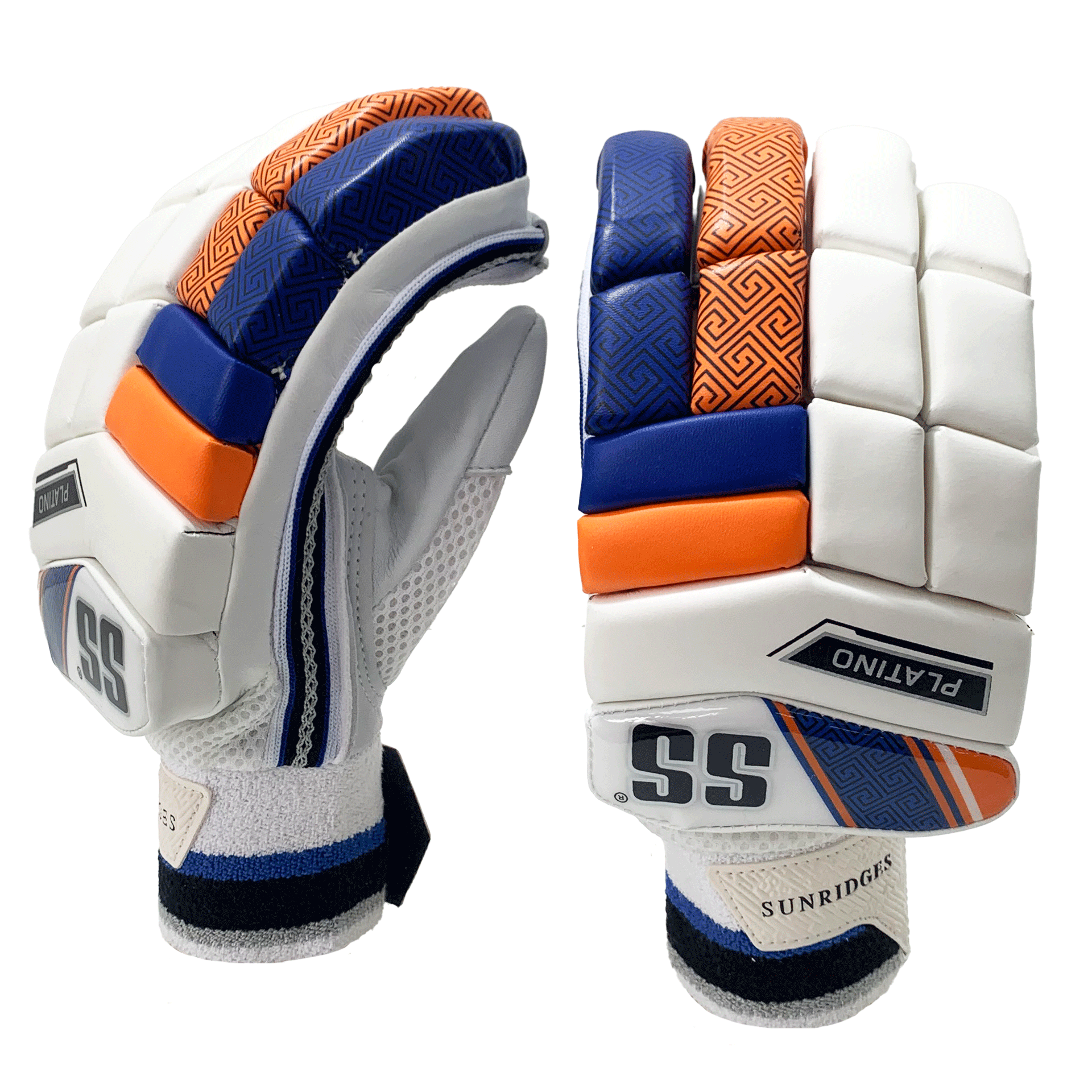SS Platino Batting Gloves – Navy and Orange – Adult – Youth – Boys