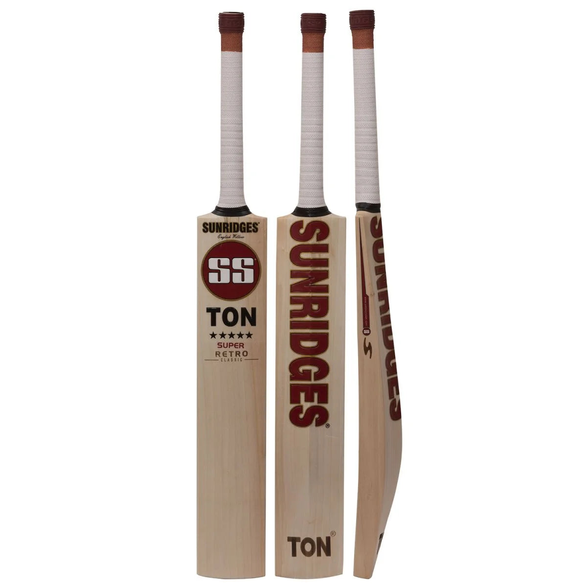 SS RETRO SUPER English Willow Cricket Bat – Size 4