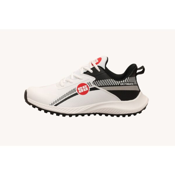 SS Ultimate Cricket Shoes Rubbers – Black and White