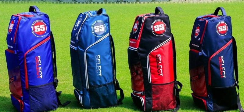 SS Select Duffle wheelie cricket Kit Bag – Red and Black