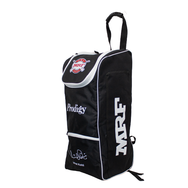 MRF Prodigy Duffle wheelie junior kit bag – Black