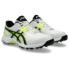 Asics Gel – Gully 7 White Yellow Cricket Spikes