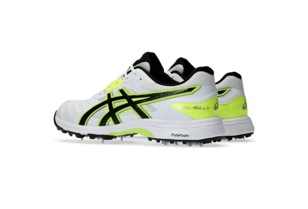 Asics Gel – Gully 7 White Yellow Cricket Spikes