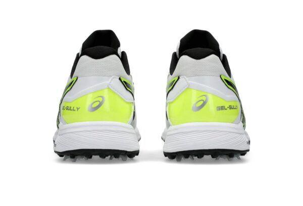 Asics Gel – Gully 7 White Yellow Cricket Spikes