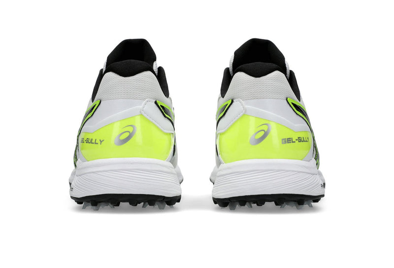 Asics Gel – Gully 7 White Yellow Cricket Spikes
