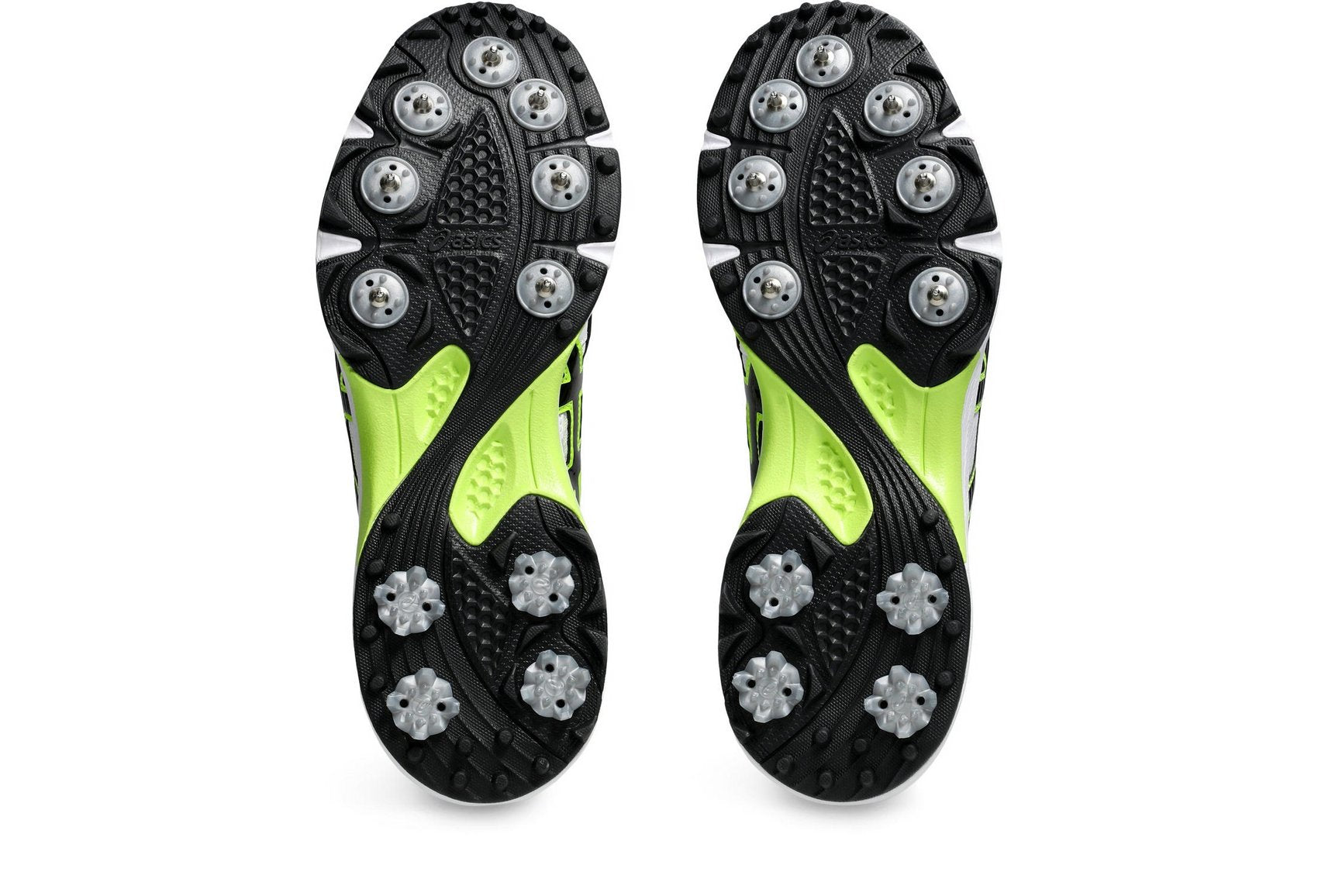 Asics Gel – Gully 7 White Yellow Cricket Spikes