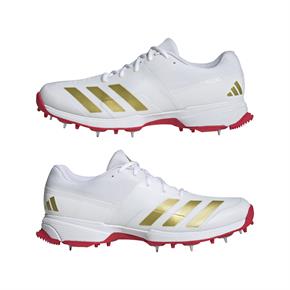 Adidas 22YDS Cricket Spike – White/Gold