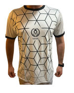 Milestone Training Tee White and Black