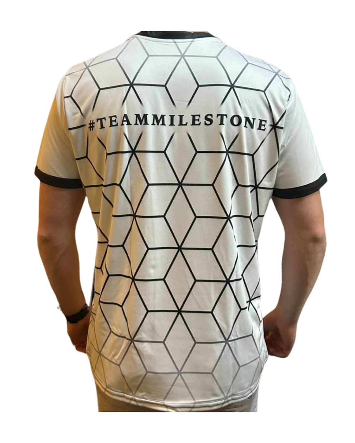 Milestone Training Tee White and Black