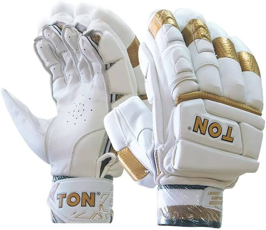 Ton GOLD Edition Cricket Batting Gloves – RH – Adult