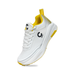 Champ C300 Rubber – Cricket/Hockey Shoes – White and Yellow