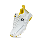 Champ C300 Rubber – Cricket/Hockey Shoes – White and Yellow