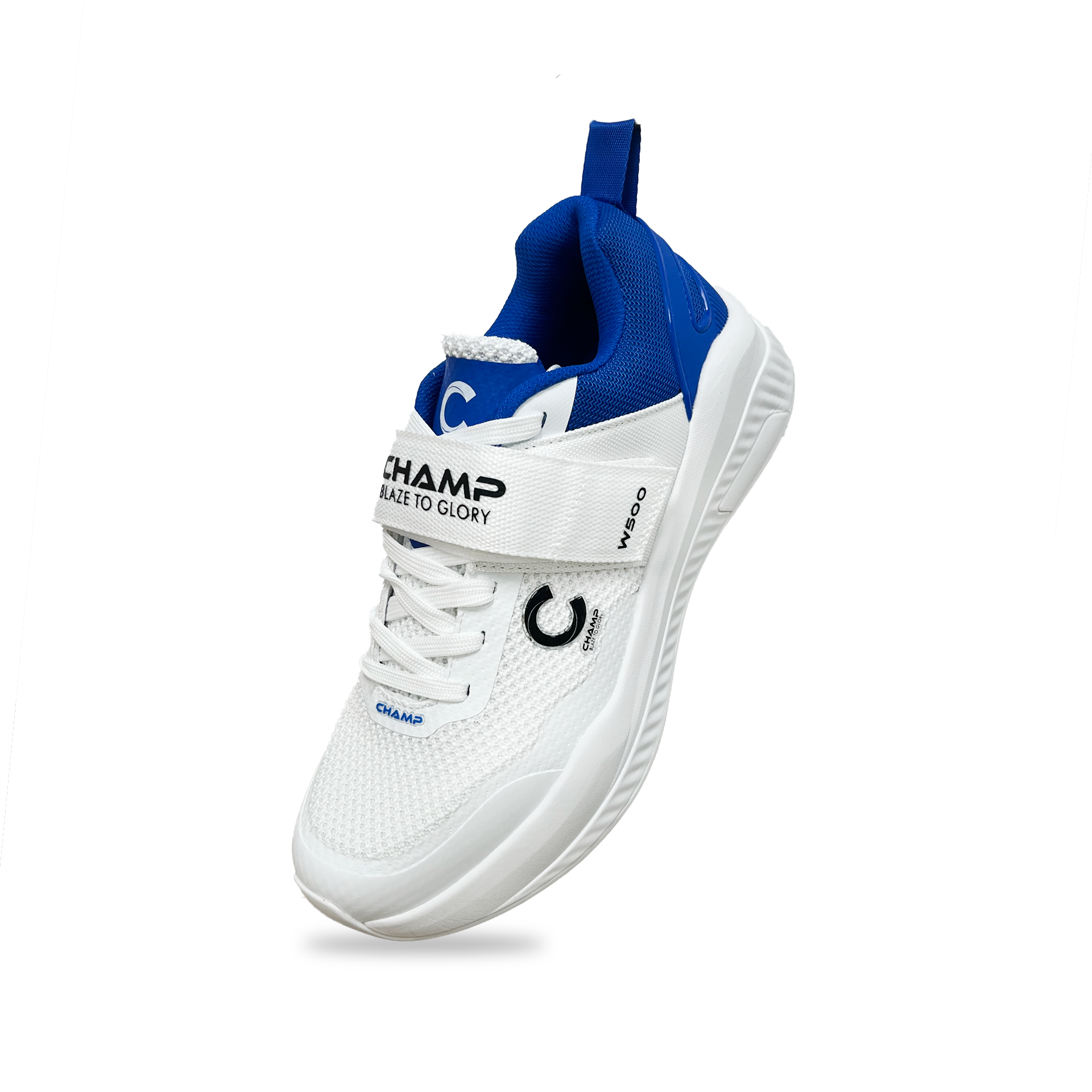 Champ W500 Bowling Spikes – White and Blue