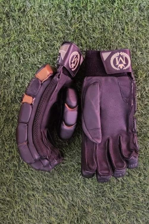 Black Adult Batting Gloves LH