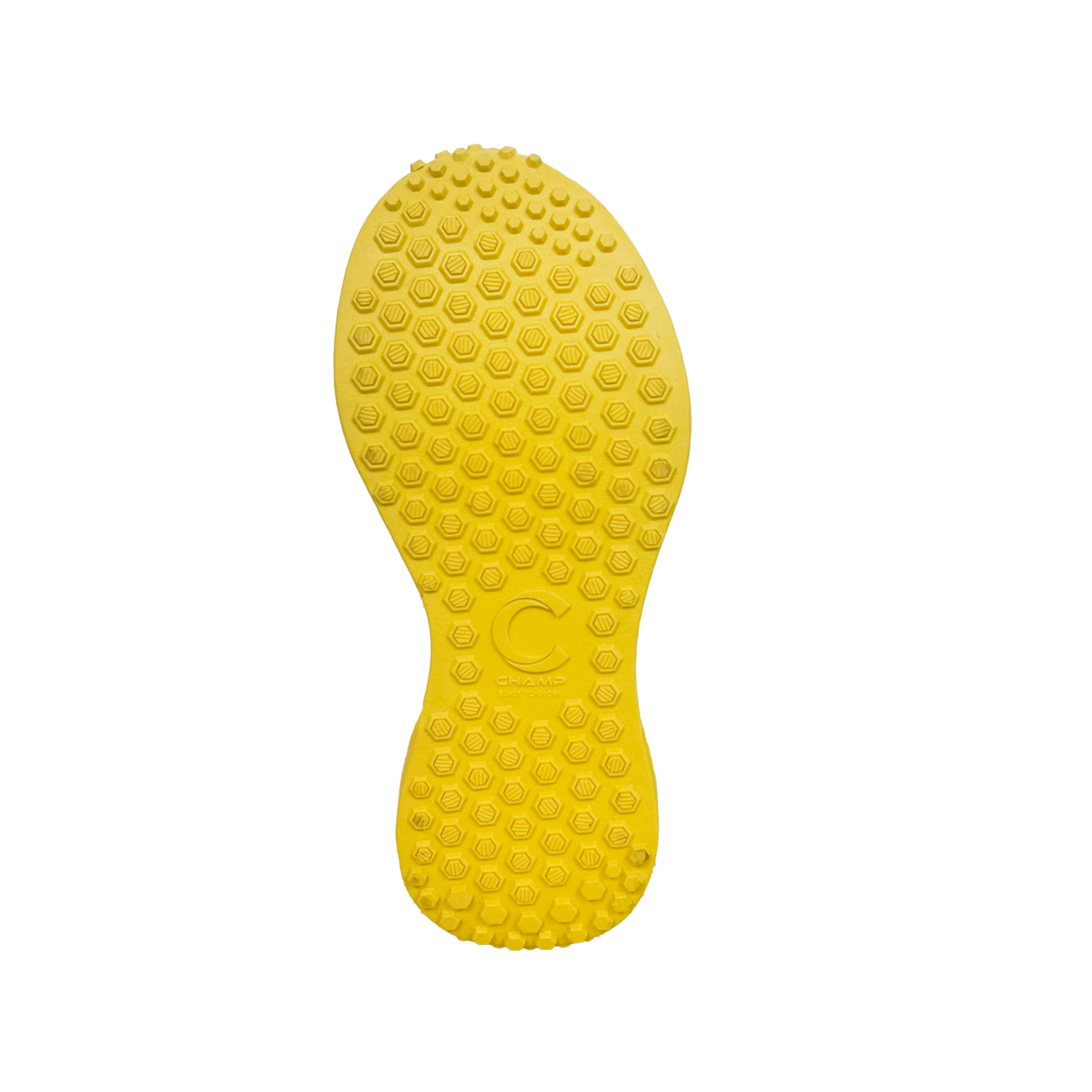 Champ C300 Rubber – Cricket/Hockey Shoes – White and Yellow