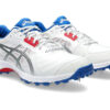 Asics Gel – Gully 7 White Pure Silver Cricket Spikes
