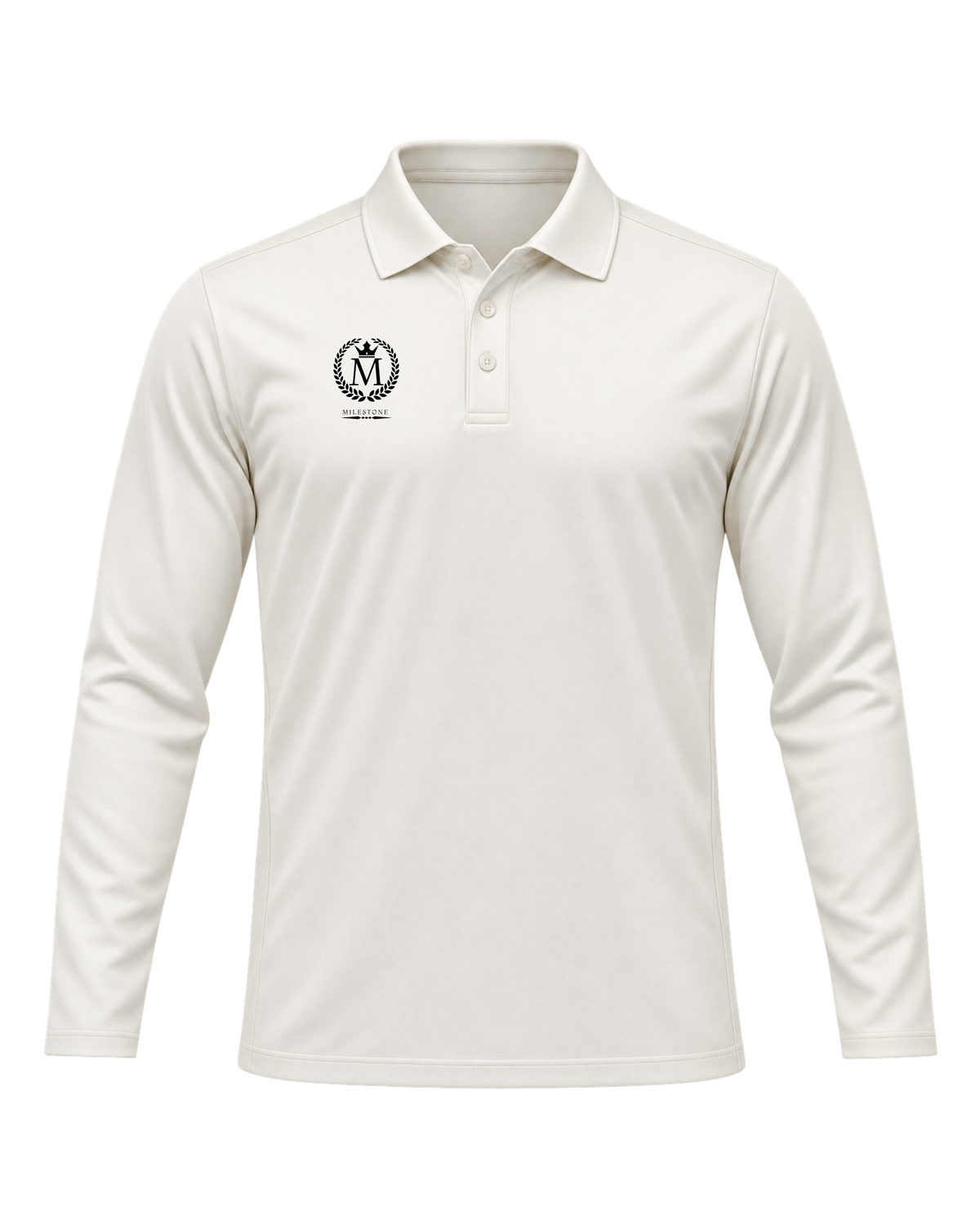 Milestone Off White Long Sleeve Playing Shirt
