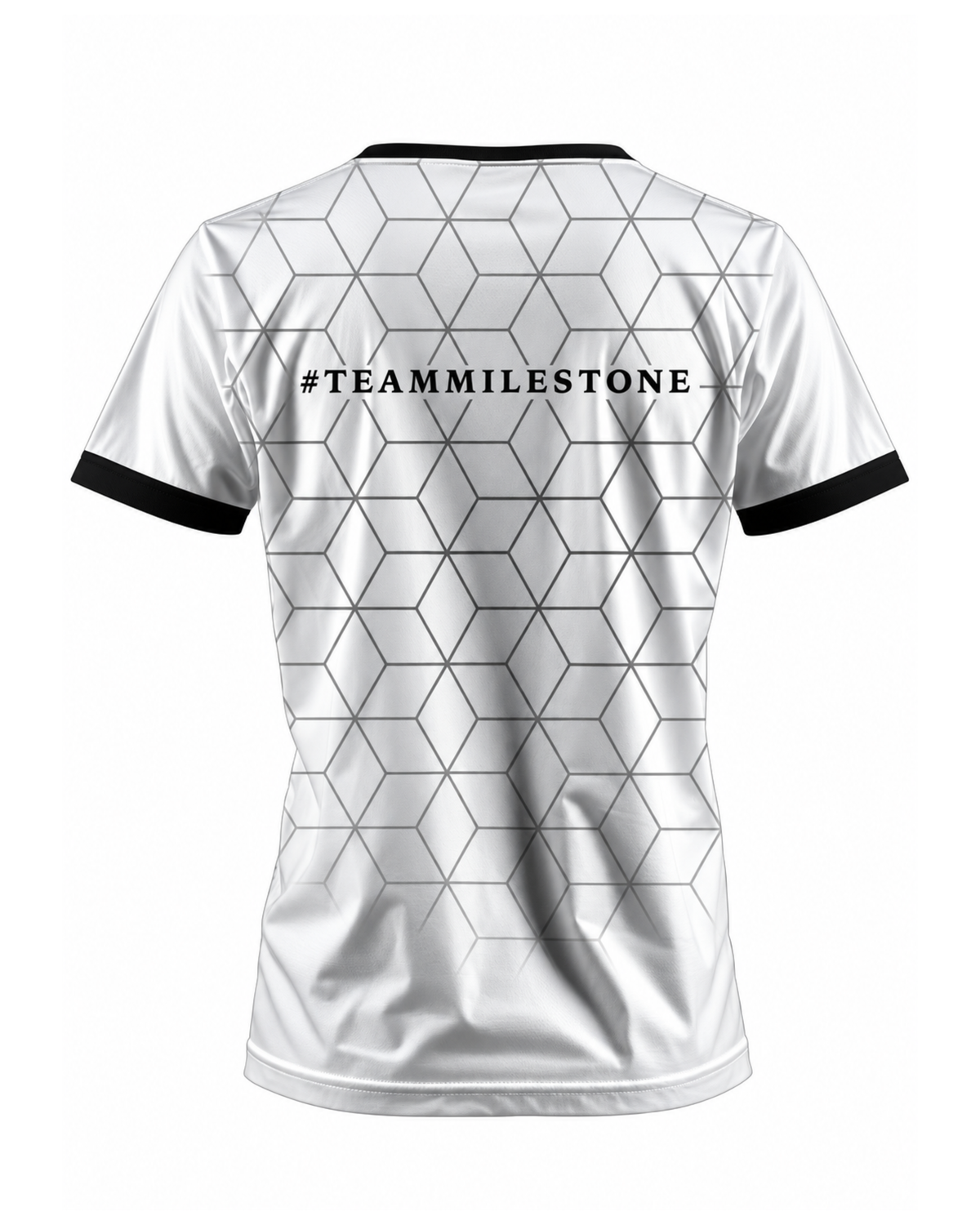 Milestone Training Tee White and Black