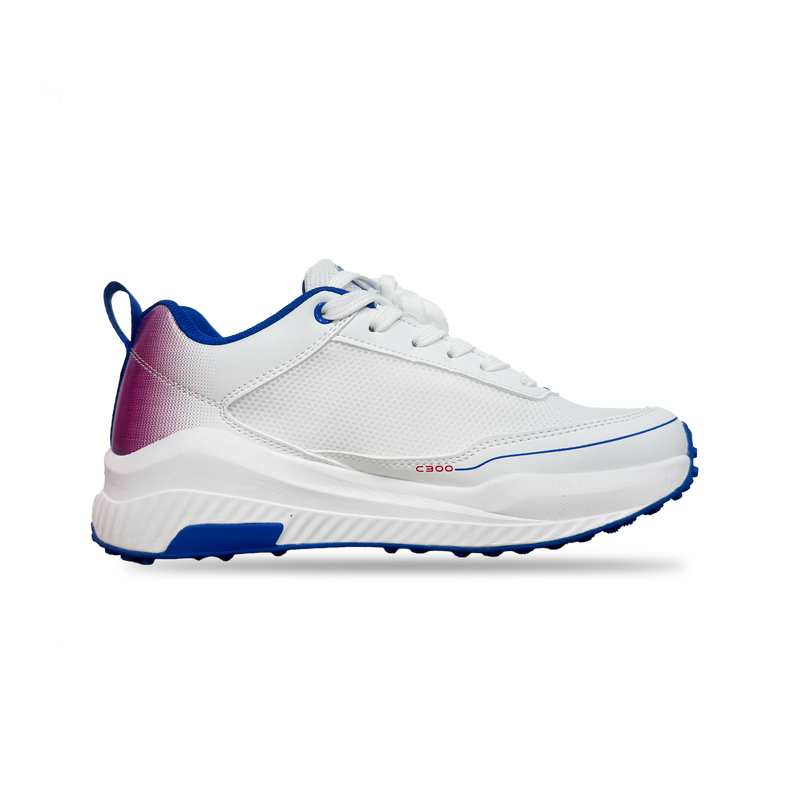 Champ C300 Rubber – Cricket Shoes – White and Blue