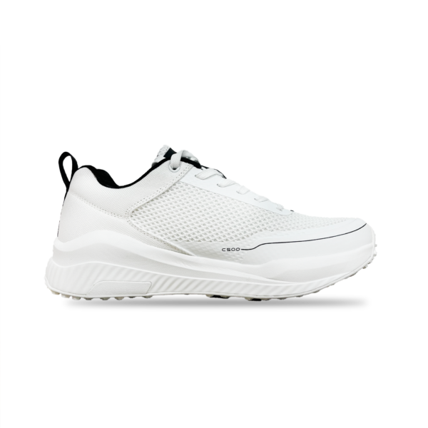 Champ C500 Rubber – Cricket/Hockey Shoes – White and Black