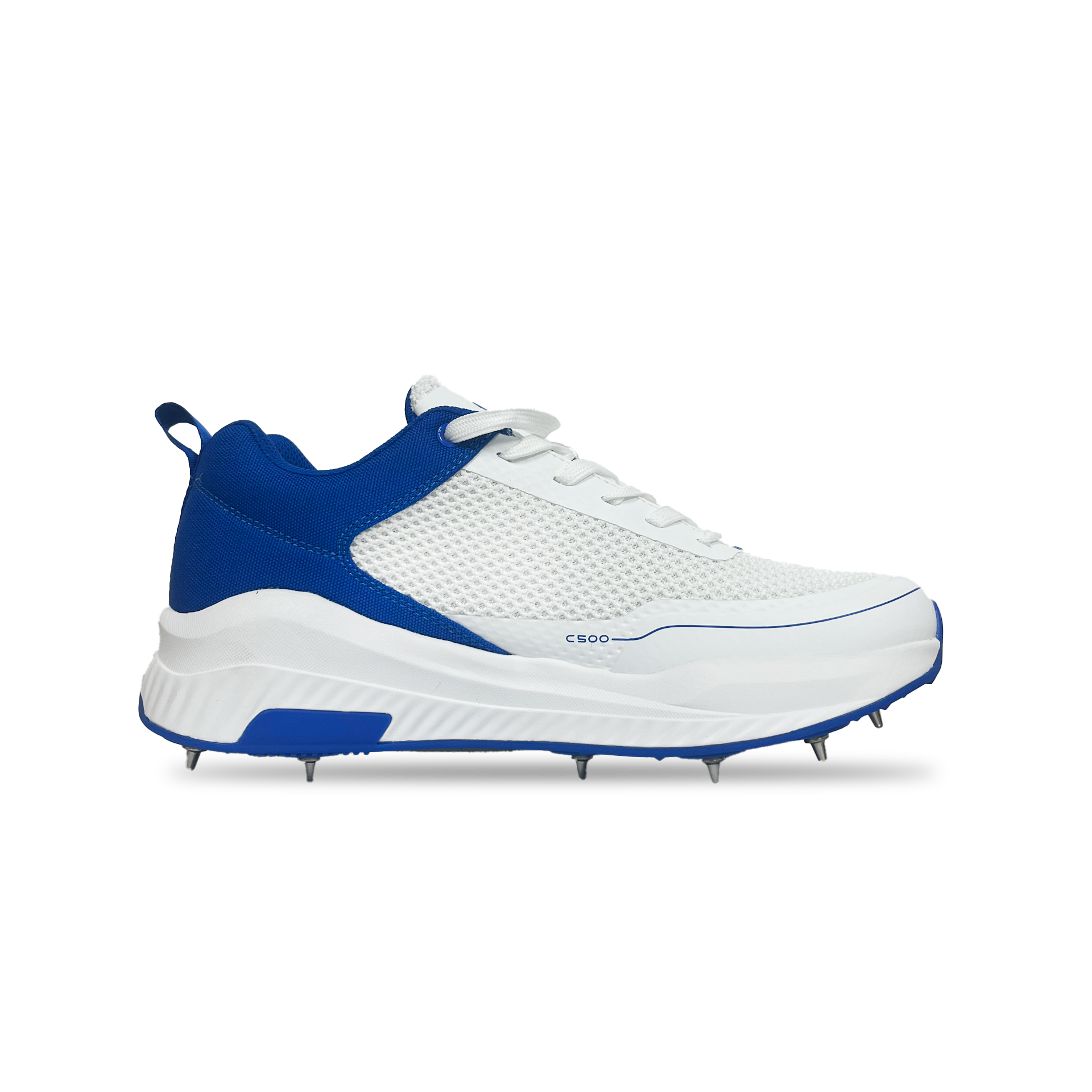 Champ C500 Spikes – White and Blue