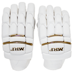 MRF Genius Emperor Batting Gloves – White Gold – Adult RH