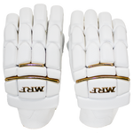 MRF Genius Emperor Batting Gloves – White Gold – Adult RH