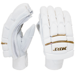 MRF Genius Emperor Batting Gloves – White Gold – Adult RH