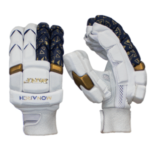MRF Monarch Batting Gloves – Navy /Gold – Adult RH