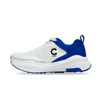 Champ C500 Rubber – Cricket/Hockey Shoes – White and Blue
