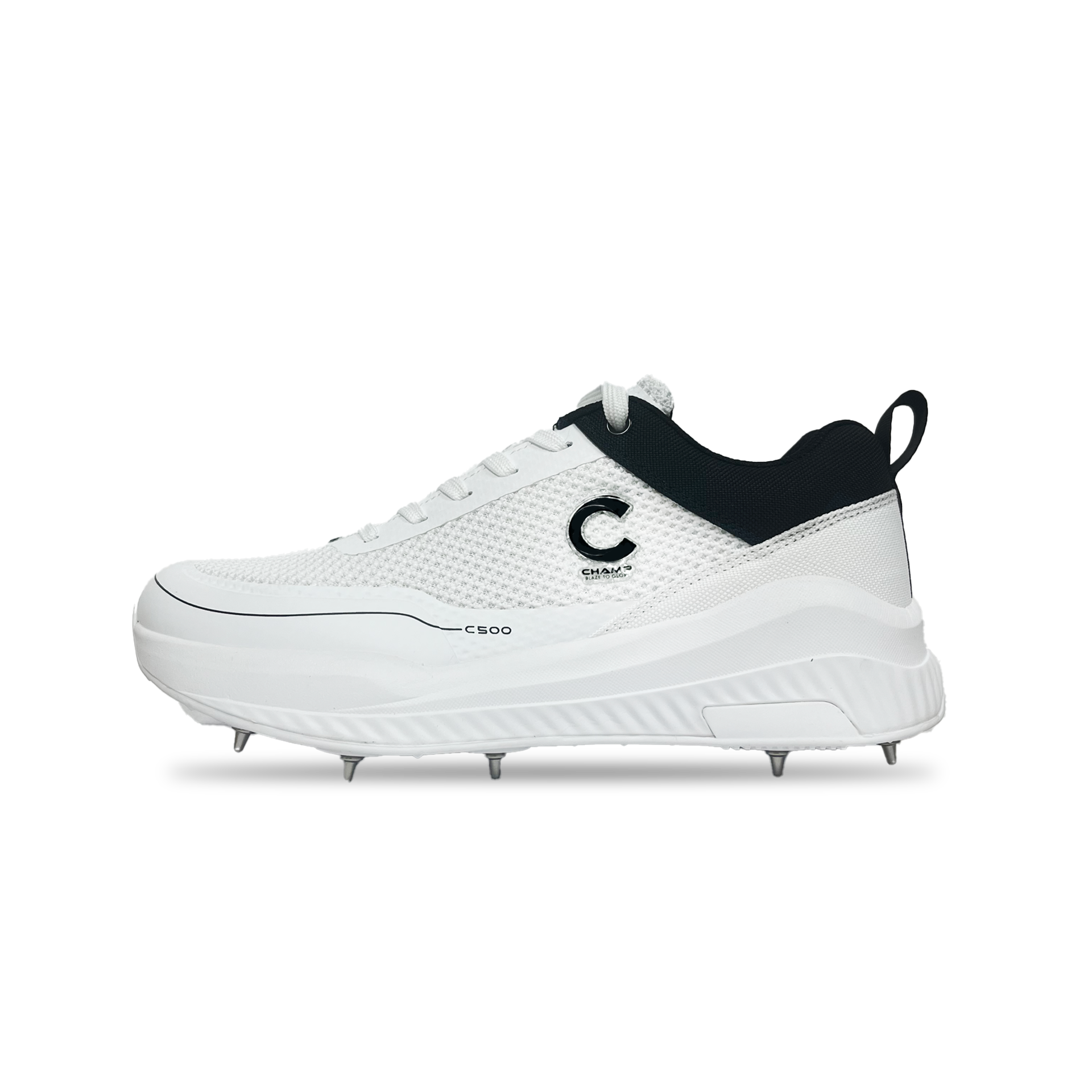Champ C500 Spikes – White and Black
