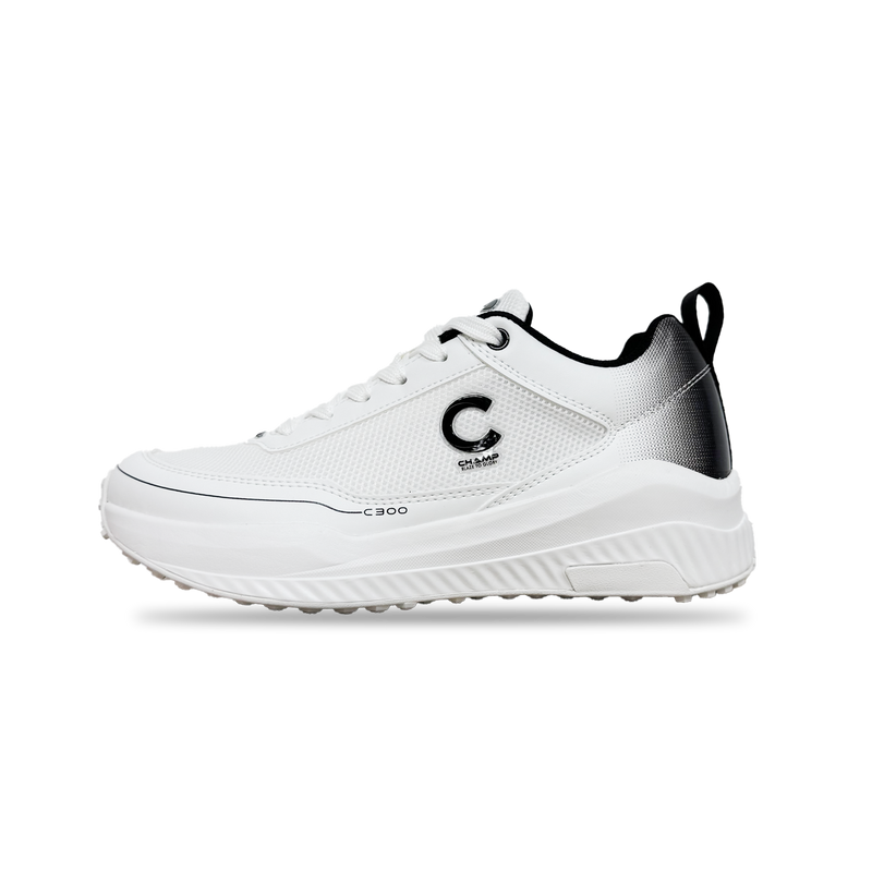 Champ C300 Rubber – Cricket Shoes – White and Black