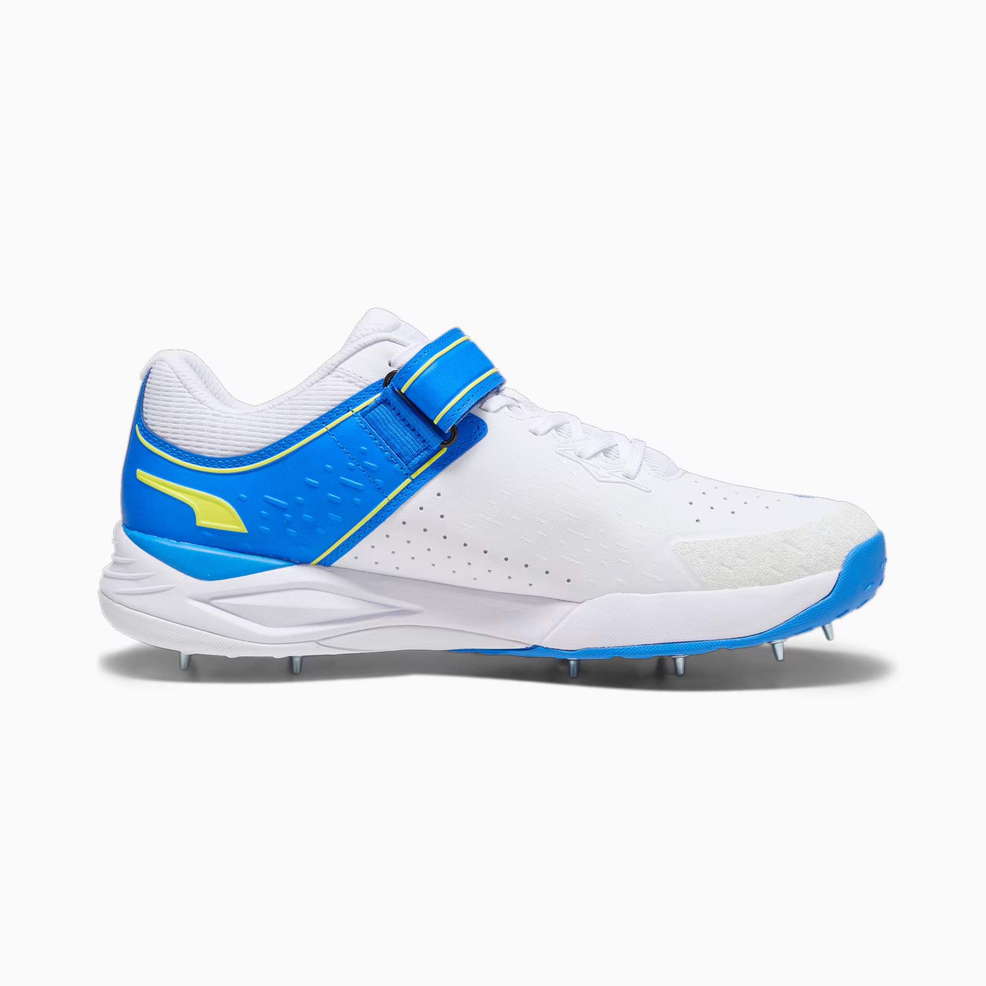 Puma Bowling 22.1 White Ultra Blue – Cricket Spikes