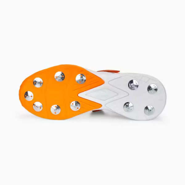 Puma Bowling 22.1 White Ultra Orange Yellow – Cricket Spikes