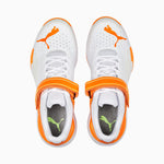Puma Bowling 22.1 White Ultra Orange Yellow – Cricket Spikes