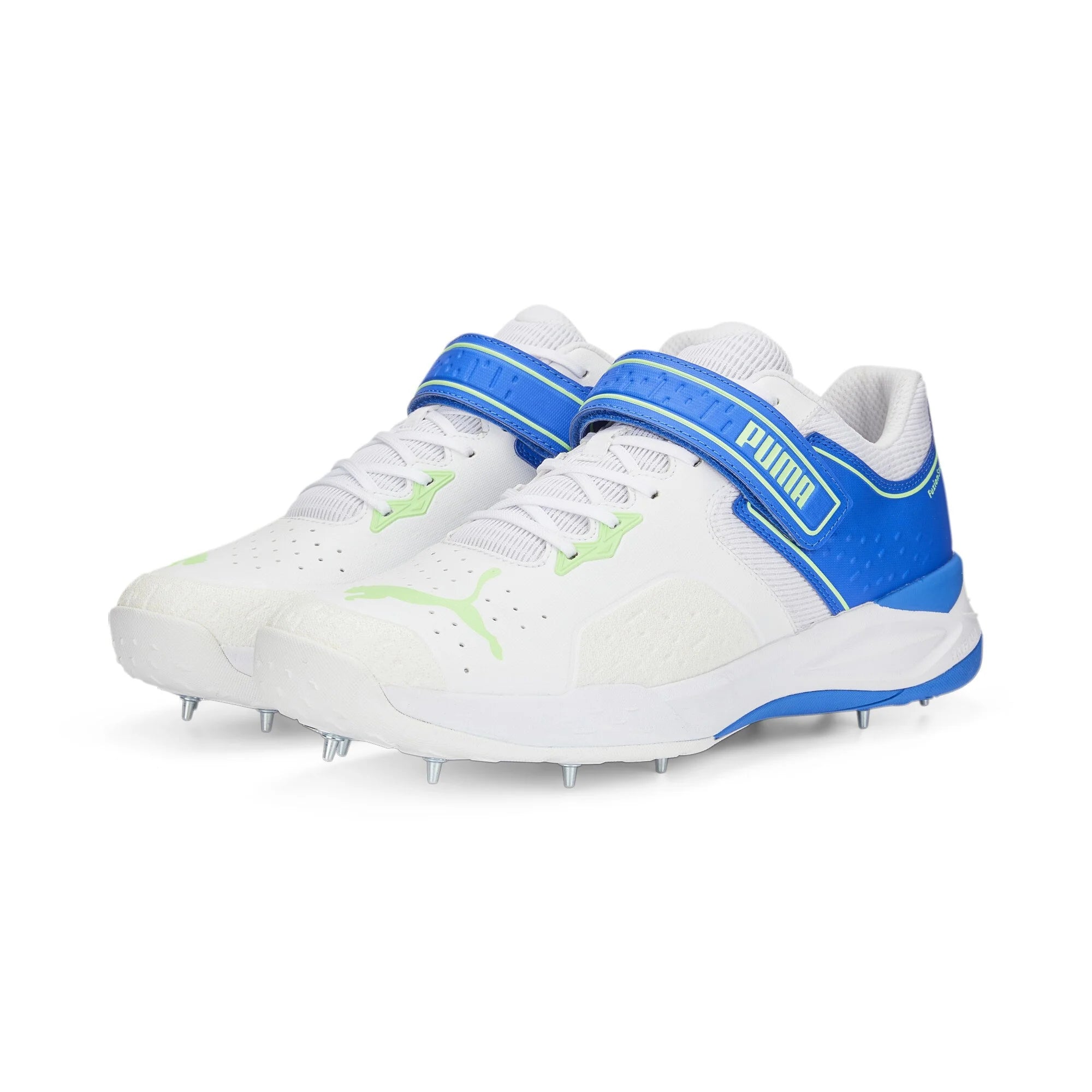 Puma Bowling 22.1 White Elektro Green – Cricket Spikes